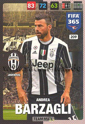 Panini Adrenalyn XL "FIFA 365" (2017) - Nr. 209