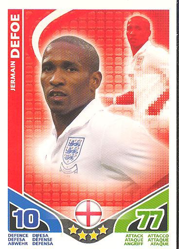 Match Attax WM 2010 - GER/Edition - JERMAIN DEFOE - England