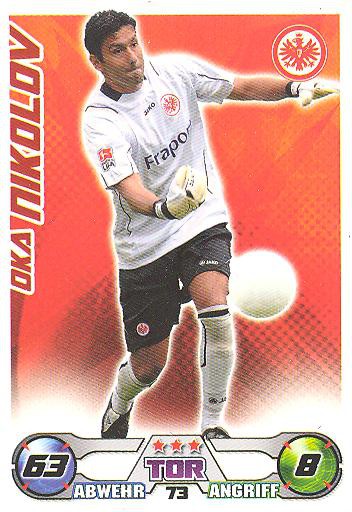 Match Attax 09/10 - OKA NIKOLOV - Ein. Frankfurt - Nr. 73