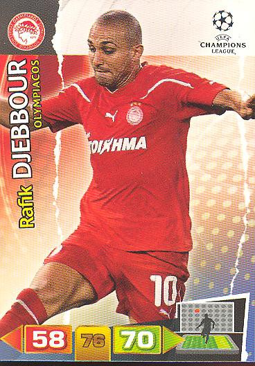 Rafik Djebbour - Panini Adrenalyn XL CL 11/12 - Olympiakos Piräus