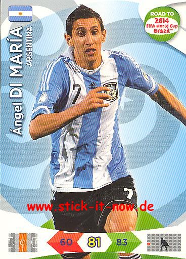 Panini Adrenalyn XL Road to WM 2014 - Ángel DI MARÍA