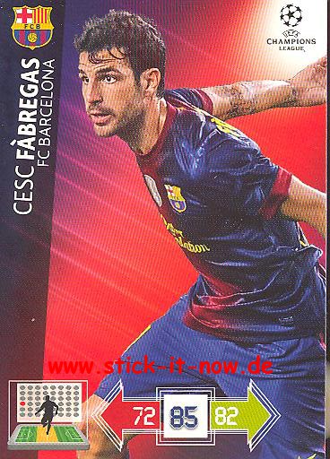 Panini Adrenalyn XL CL 12/13 - FC Barcelona - Cesc Fabregas