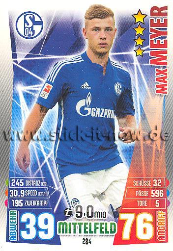 Match Attax 15/16 - Max MEYER - FC Schalke 04 - Nr. 284