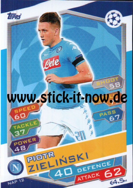 Match Attax Champions League 16/17 - Nr. NAP 12