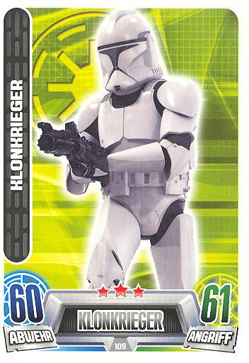 Force Attax Movie Collection - Serie 2 - KLONKRIEGER - Nr. 109