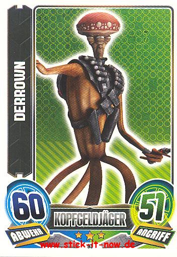 Force Attax - Star Wars - Clone Wars - Serie 5 - Derrown - Nr. 93