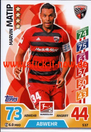 Topps Match Attax Bundesliga 17/18 EXTRA - Nr. 537