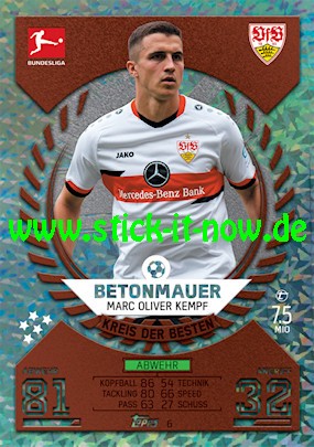 Topps Match Attax Bundesliga 2021/22 - Nr. 6 ( Kreis der Besten )