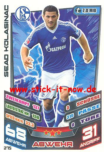 Match Attax 13/14 - FC Schalke 04 - Sead Kolasinac - Nr. 275