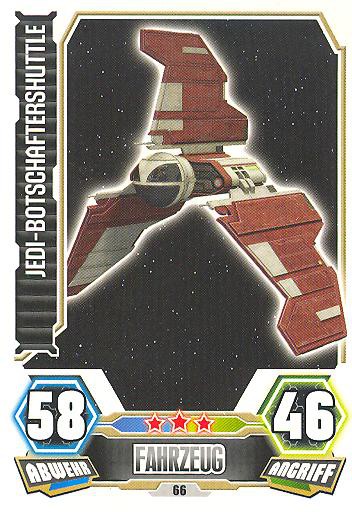 Force Attax - Serie 3 - Jedi-Botschaftershuttle - Nr. 66