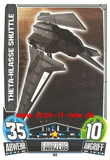 Force Attax Movie Collection - Serie 3 - THETA-KLASSE SHUTTLE - Nr. 152