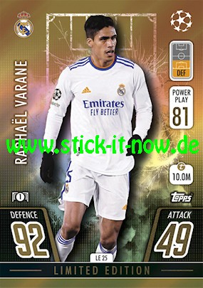 Match Attax Champions League 2021/22 - Nr. LE 25 (Limited Edition)