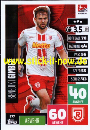 Topps Match Attax Bundesliga 2020/21 "Extra" - Nr. 577