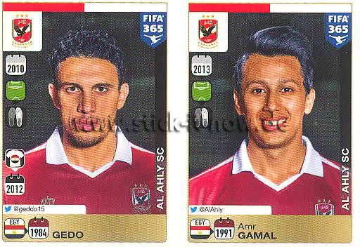 Panini FIFA 365 Sticker - Nr. 309 - 310