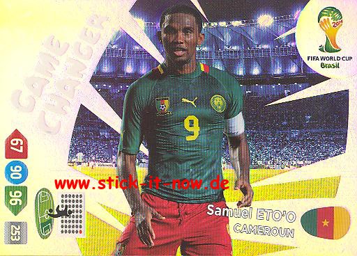 Panini Adrenalyn XL Brasil WM 2014 - Game Changer - Samuel ETO´O