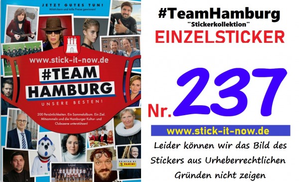 #TeamHamburg "Sticker" (2021) - Nr. 237