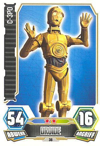 Force Attax - Serie 3 - C-3PO - Nr. 36