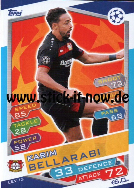 Match Attax Champions League 16/17 - Nr. LEV 13