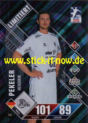 LIQUI MOLY Handball Bundesliga "Karte" 20/21 - Nr. L4 (Limitiert)