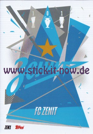 Match Attax Champions League 2020/21 - Nr. ZEN 1