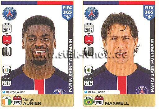 Panini FIFA 365 Sticker - Nr. 438 - 439