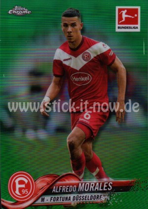 Bundesliga Chrome 18/19 - Alfredo Morales - Nr. 53 (Green - 86/99)