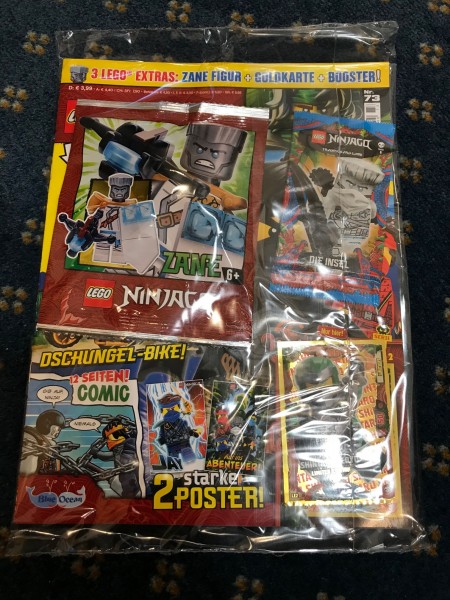 Lego Ninjago Magazin Nr. 73 (mit Lego Figur, Booster & LE 2 "Serie 6 )