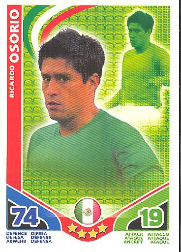 Match Attax WM 2010 - GER/Edition - RICARDO OSORIO - MEXIKO