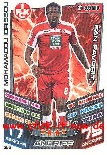 Match Attax 13/14 EXTRA - Fan Favoriten - MOHAMADOU IDRISSOU - Nr. 566