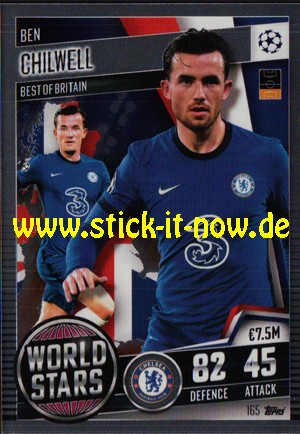 Topps Match Attax 101 (2021) - Nr. 165 ( World Stars )