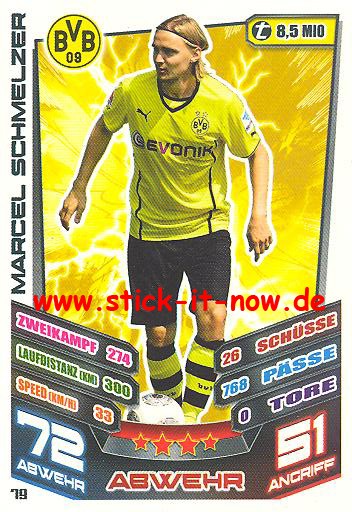 Match Attax 13/14 - Bor. Dortmund - Marcel Schmelzer - Nr. 79