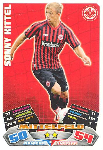 Match Attax 12/13 - Sonny Kittel - Ein. Frankfurt - Nr. 89