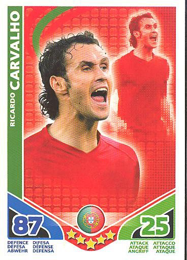 Match Attax WM 2010 - GER/Edition - RICARDO CARVALHO - Portugal
