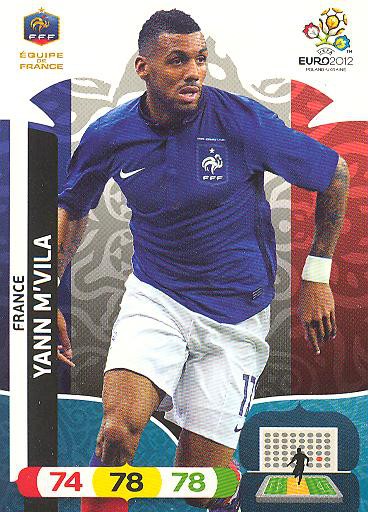 Panini EM 2012 - Adrenalyn XL - Yann M'Vila - Frankreich