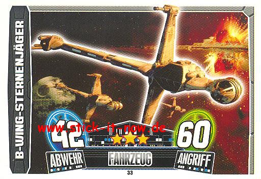 Force Attax Movie Collection - Serie 3 - B-WING-STERNENJÄGER - Nr. 33