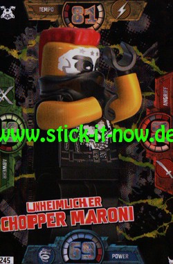Lego Ninjago Trading Cards - SERIE 3 (2018) - Nr. 245 (BLACK CARD)