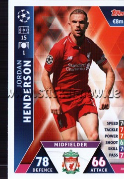 Match Attax Champions League 18/19 - Nr. 208