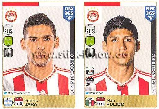Panini FIFA 365 Sticker - Nr. 549 - 550