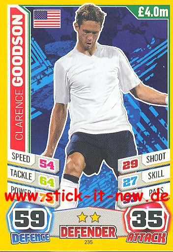 Match Attax "World Stars WM 2014" - CLARENCE GOODSON - Nr. 235