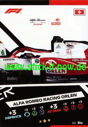 Turbo Attax "Formel 1" (2021) - Nr. 80