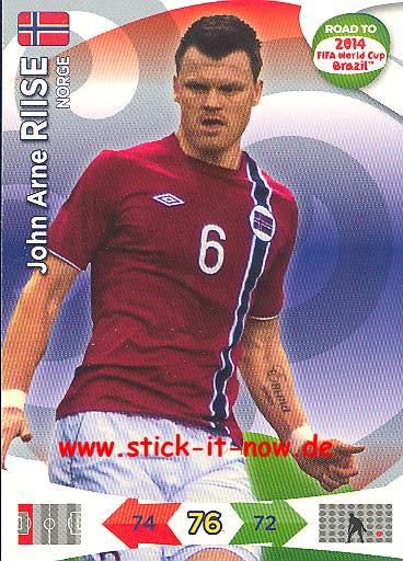 Panini Adrenalyn XL Road to WM 2014 - John Arne RIISE