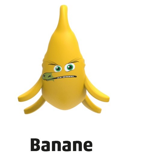 Penny Monster-Sammelfiguren - Nr. 15 "Banane"