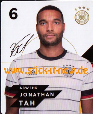 Rewe DFB Sammelkarten EM 2020 - Jonathan Tah - Nr. 6