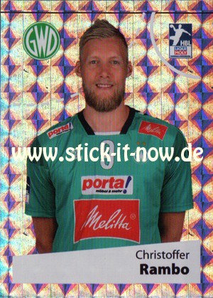 LIQUE MOLY Handball Bundesliga Sticker 19/20 - Nr. 92 (Glitzer)
