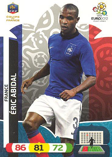 Panini EM 2012 - Adrenalyn XL - Éric Abidal - Frankreich