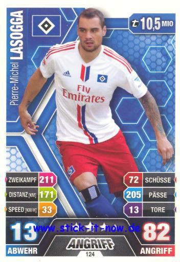 Match Attax 14/15 - Pierre-Michel LASOGGA - Hamburger SV - Nr. 124