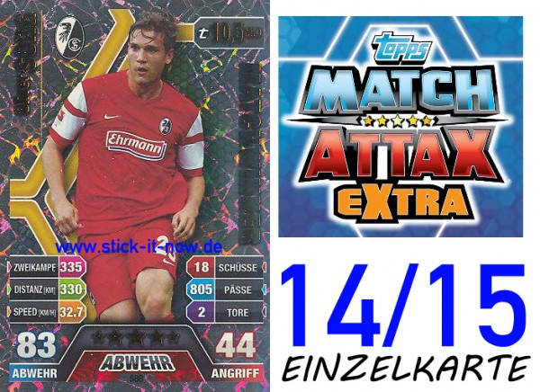 Match Attax 14/15 EXTRA - Oliver SORG - SC Freiburg - Nr. 588 (MATCHWINNER)