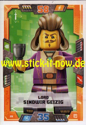 Lego Nexo Knights Trading Cards - Serie 2 (2017) - Nr. 28