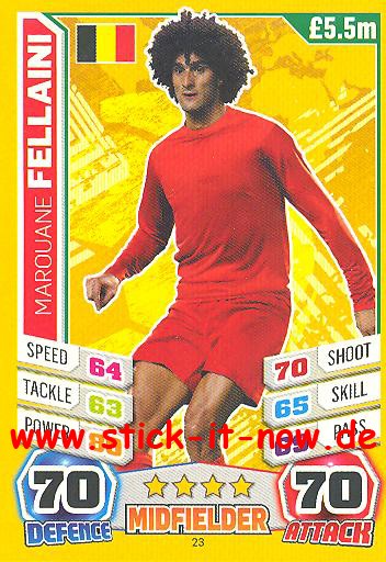 Match Attax "World Stars WM 2014" - MAROUANE FELLAINI - Nr. 23