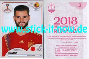 Panini WM 2018 Russland "Sticker" INT/Edition - Nr. 124